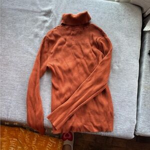 Abercrombie & Fitch Rust Ribbed Sweater XL